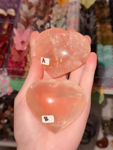 GEMMY Rose Quartz Hearts