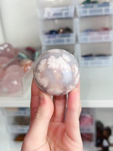 Flower Agate Sphere