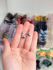 925 Amethyst Earrings
