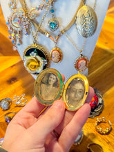 Load image into Gallery viewer, “Victorian” Cameo Locket Pendant from London
