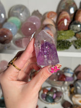 Load image into Gallery viewer, Phantom Amethyst Tower with Rainbows
