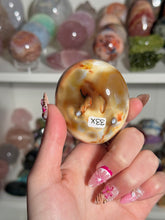 Load image into Gallery viewer, Large Carnelian Orca Agate Palm
