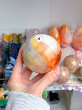 Load image into Gallery viewer, Carnelian Spheres (ALL UNIQUE)
