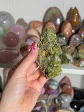 Load image into Gallery viewer, Sparkly Tinker Bell Epidote &amp; Quartz
