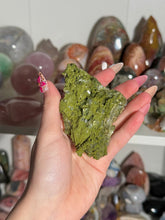 Load image into Gallery viewer, Sparkly Tinker Bell Epidote &amp; Quartz
