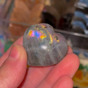 Labradorite Hearts