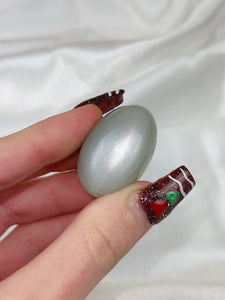 Silky Green Moonstone Tumbles