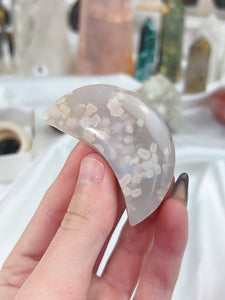 Flower Agate Moon