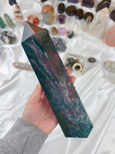 Large Ocean Jasper Tower