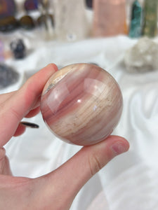 Russian Pink Jade Sphere