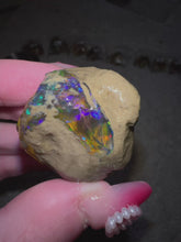 Load and play video in Gallery viewer, Enchanted Dragon Egg Ethiopian Water Opal
