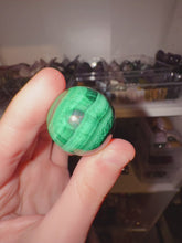 Load and play video in Gallery viewer, Chatoyant Malachite Sphere

