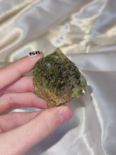 Load and play video in Gallery viewer, Green Sparkly Epidote from Turkey

