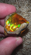 Load and play video in Gallery viewer, Green Ethiopian Water Opal
