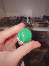 Load and play video in Gallery viewer, Chatoyant Malachite Sphere
