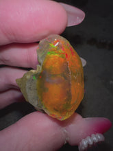 Load and play video in Gallery viewer, Fire Dragon Egg Ethiopian Water Opal
