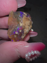 Load and play video in Gallery viewer, PURPLE Fairy Ethiopian Water Opal (RARE COLOR)
