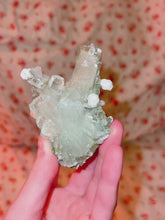 Load and play video in Gallery viewer, Green Candy Apophyllite Specimen (Personal Collection Release)
