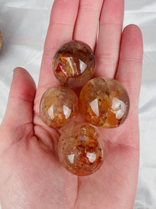 Gemmy Fire Quartz Tumbles