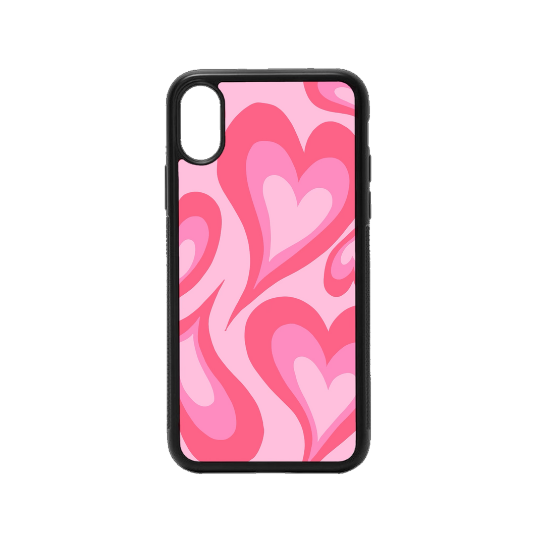 Pink Groovy Hearts Case